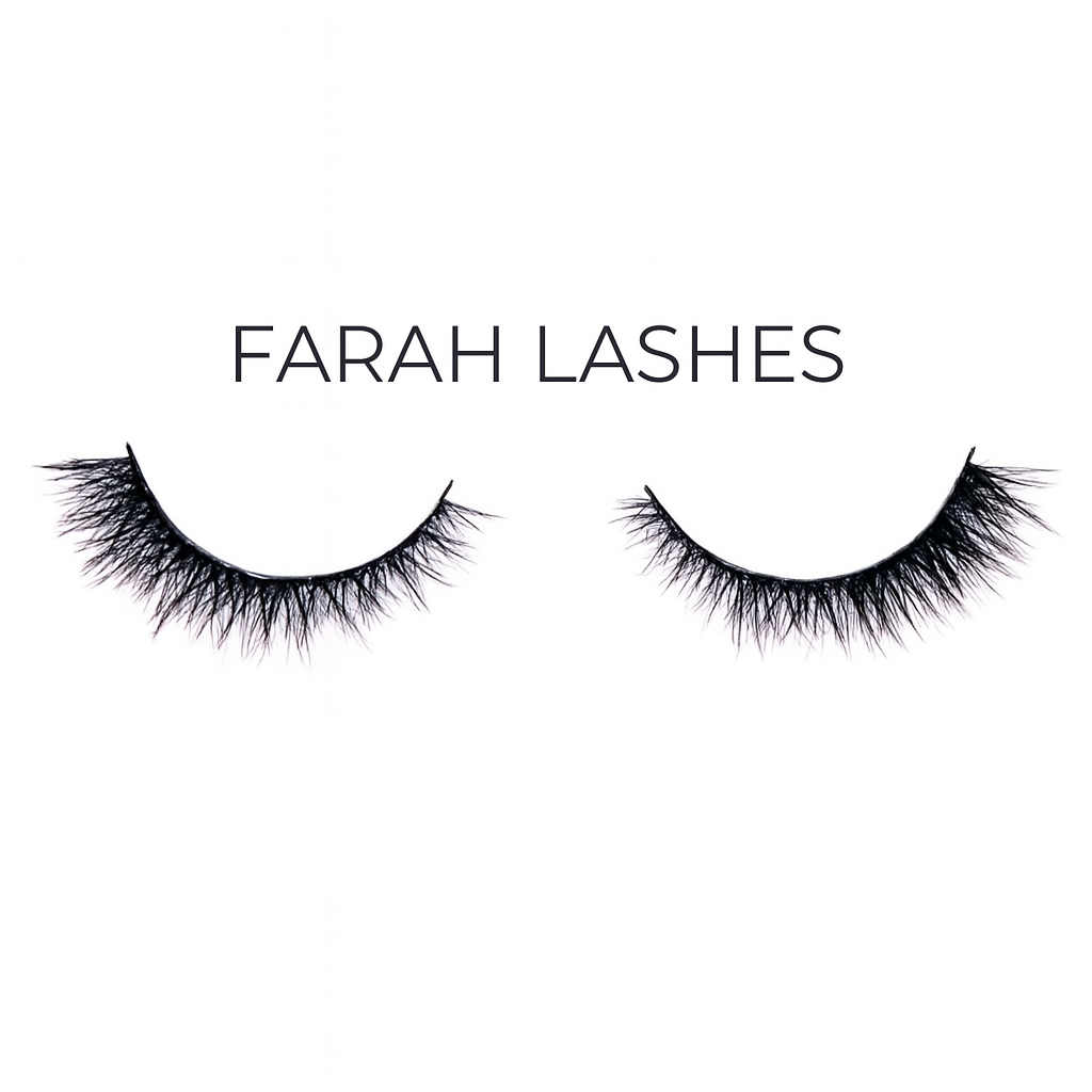 رموش فرح مينك الفاخرة ثلاثية الأبعاد