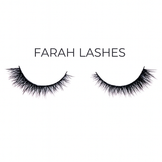 رموش فرح مينك الفاخرة ثلاثية الأبعاد