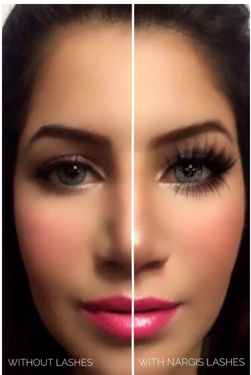 رموش نرجس مينك الفاخرة ثلاثية الأبعاد